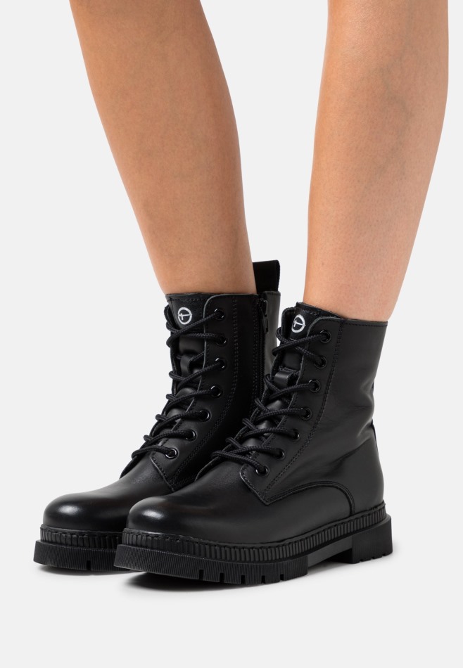 Femmes Gabor | Bottines à Lacets Exclusives Noires